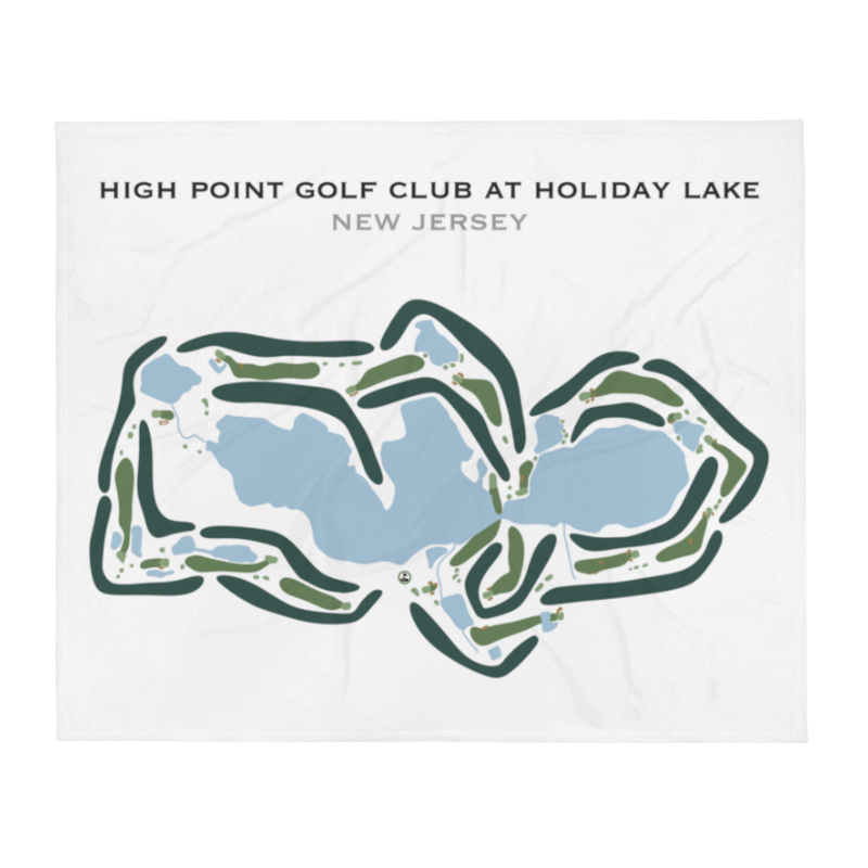 High Point Golf Club at Holiday Lake, New Jersey - Printed Golf Courses