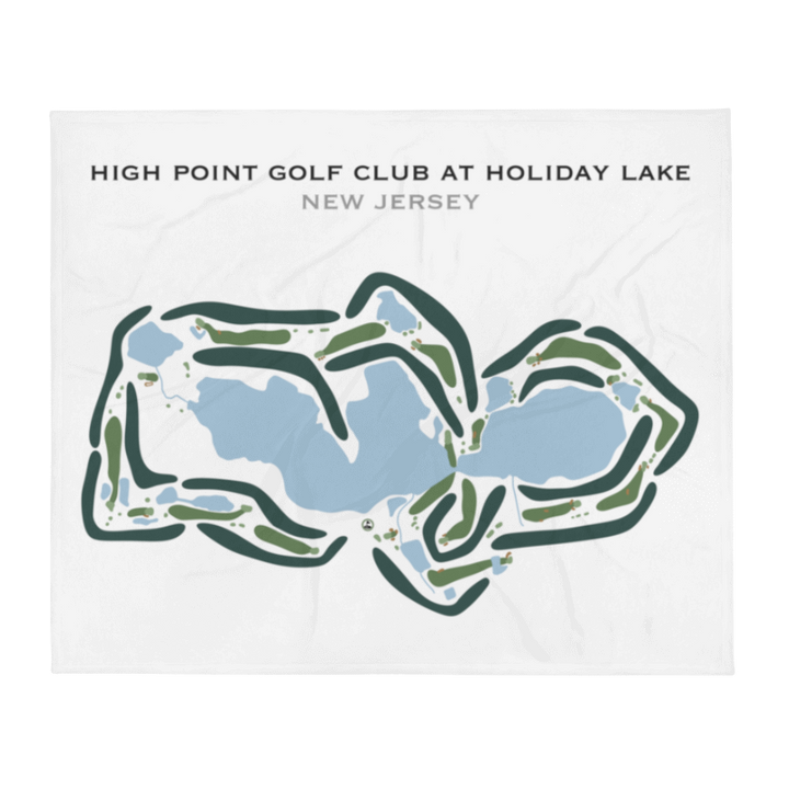 High Point Golf Club at Holiday Lake, New Jersey - Printed Golf Courses