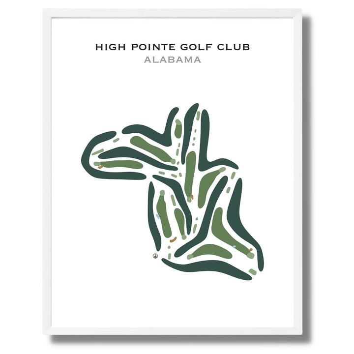 High Pointe Golf Club, Alabama - Printed Golf Courses