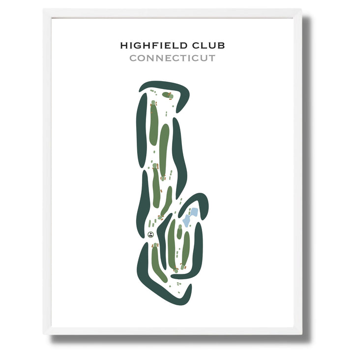 Highfield Club, Connecticut - Printed Golf Courses