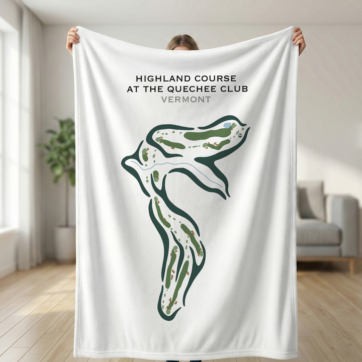 Highland Course at the Quechee Club, Vermont - Printed Golf Courses