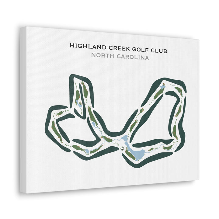 Highland Creek Golf Club, North Carolina - Printed Golf Courses