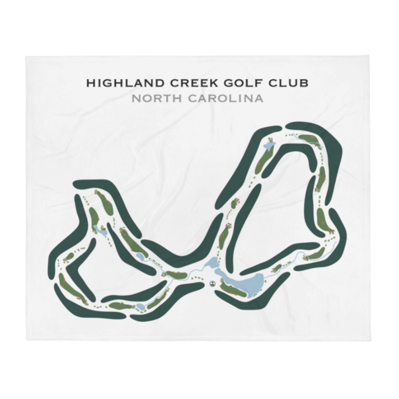 Highland Creek Golf Club, North Carolina - Printed Golf Courses