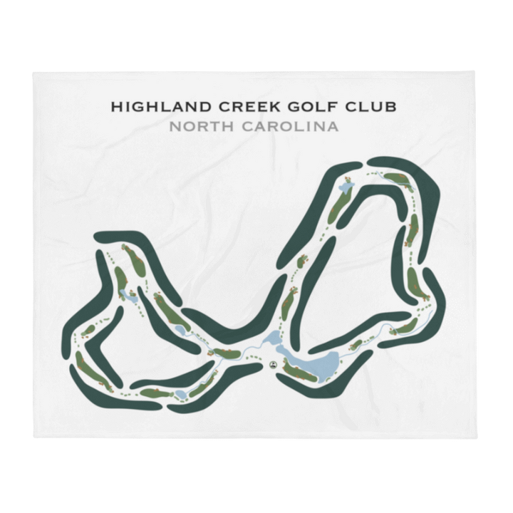 Highland Creek Golf Club, North Carolina - Printed Golf Courses