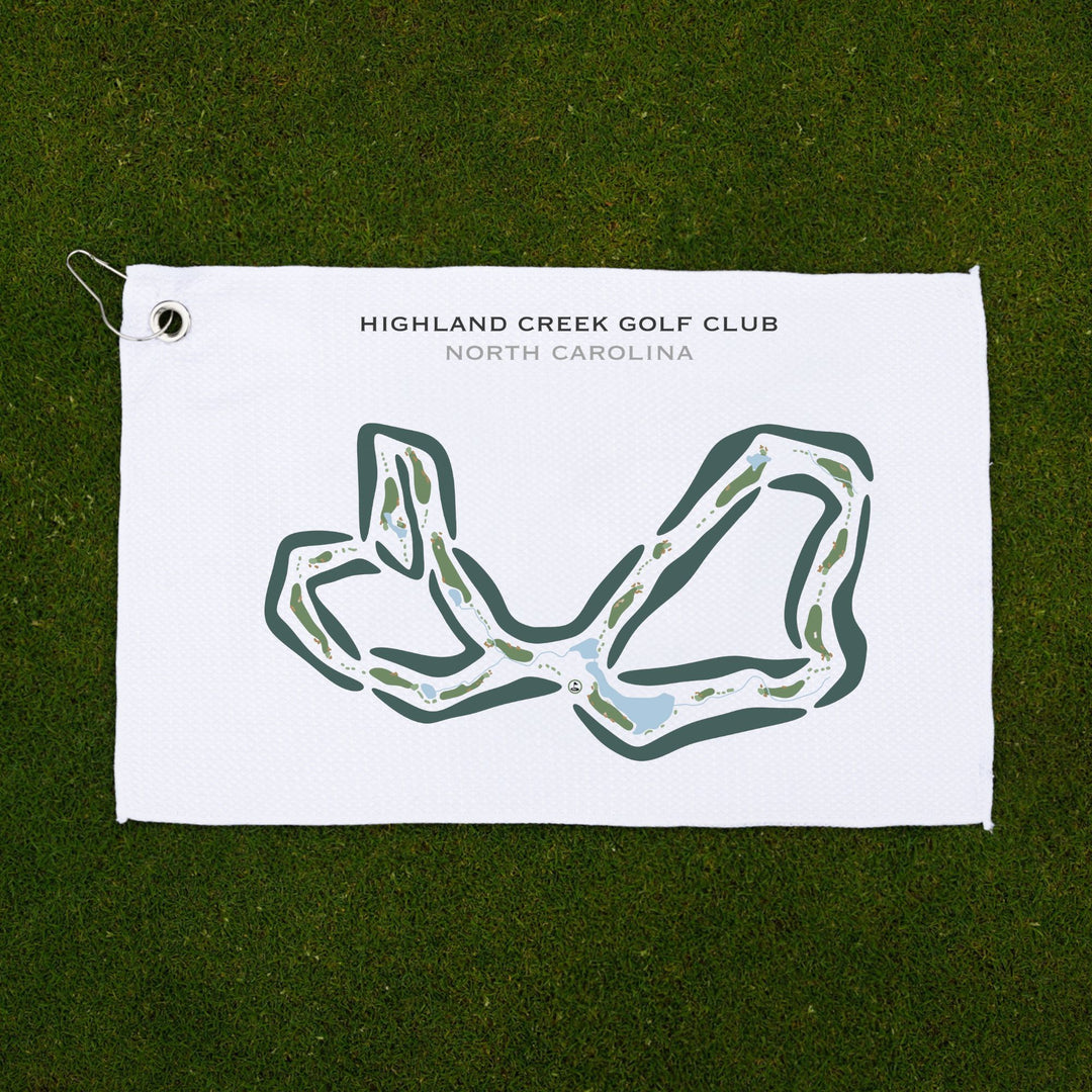 Highland Creek Golf Club, North Carolina - Printed Golf Courses