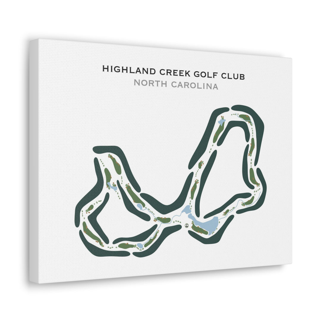 Highland Creek Golf Club, North Carolina - Printed Golf Courses