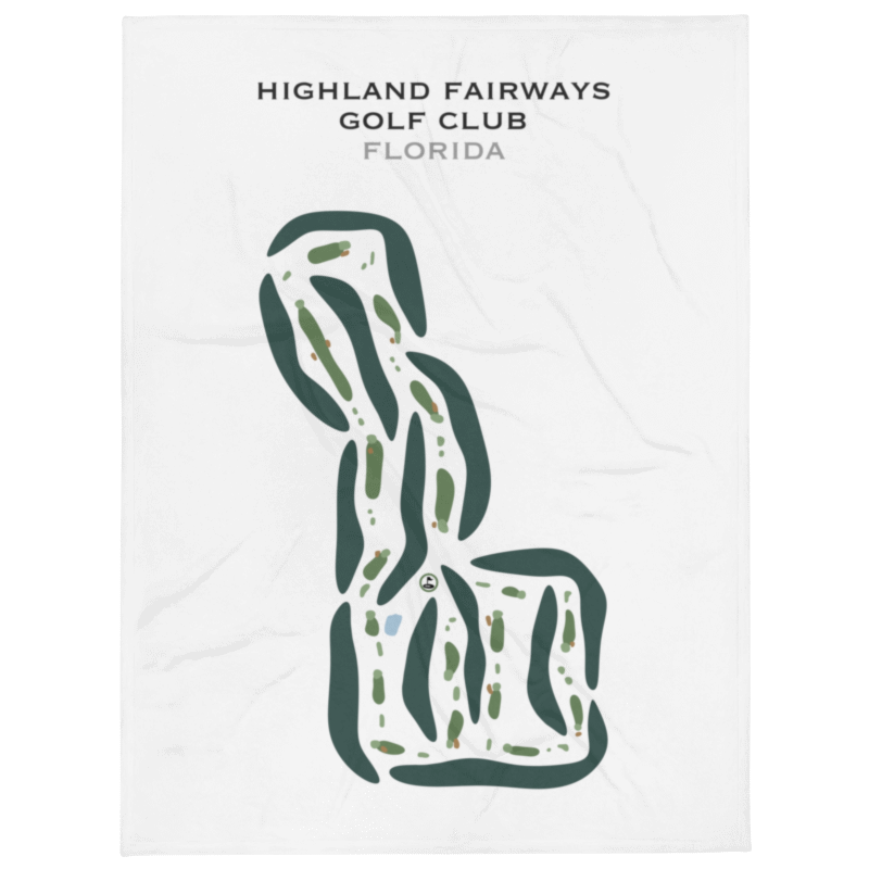 Highland Fairways Golf Club, Florida - Printed Golf Courses