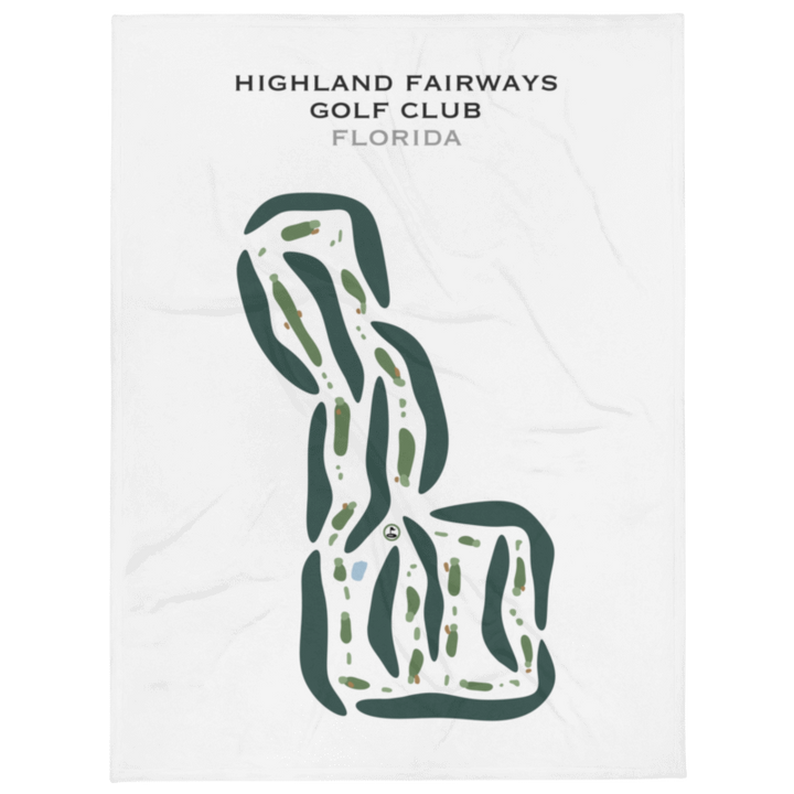 Highland Fairways Golf Club, Florida - Printed Golf Courses