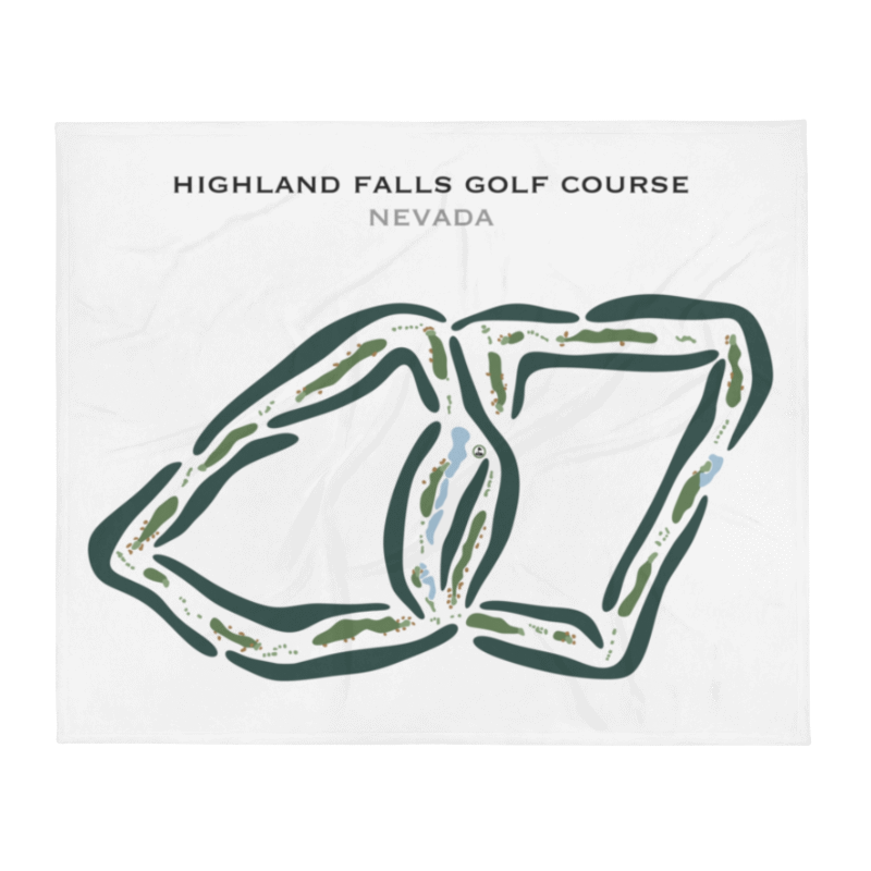 Highland Falls Golf Course, Nevada - Printed Golf Courses