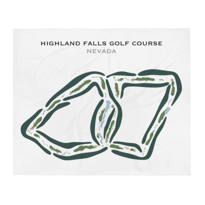 Highland Falls Golf Course, Nevada - Printed Golf Courses