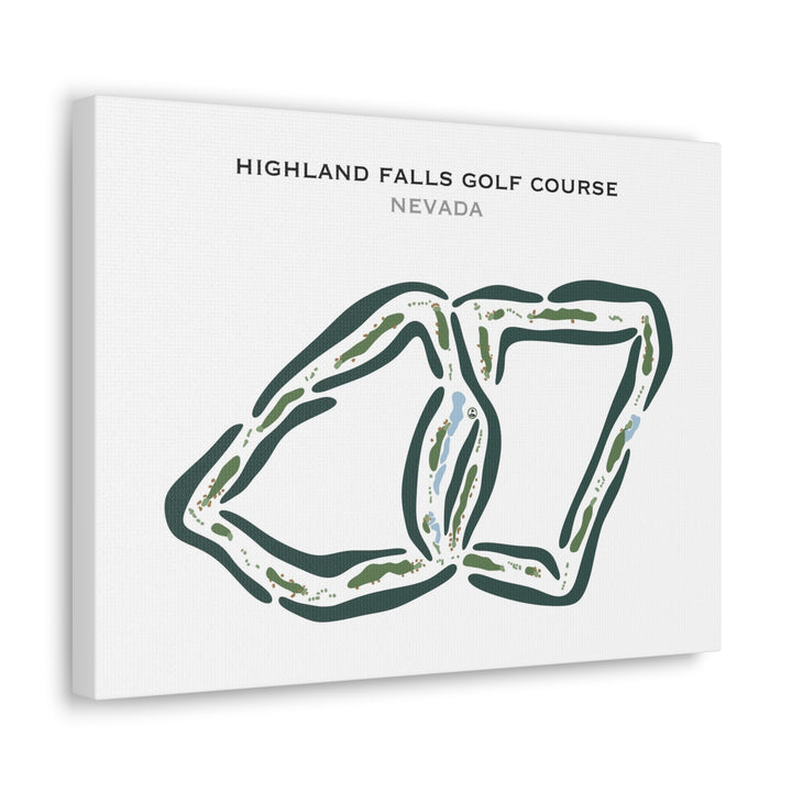 Highland Falls Golf Course, Nevada - Printed Golf Courses