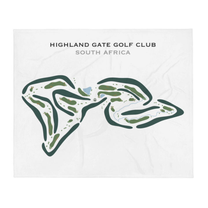 Highland Gate Golf Club, South Africa - Printed Golf Courses