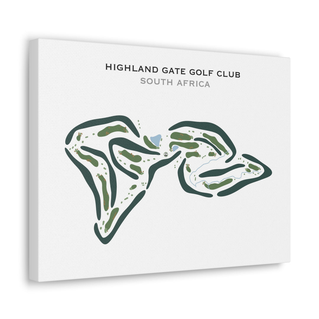 Highland Gate Golf Club, South Africa - Printed Golf Courses