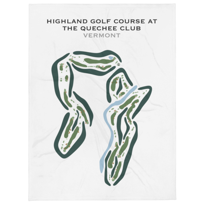 Highland Golf Course at The Quechee Club, Vermont (18 Holes) - Printed Golf Courses