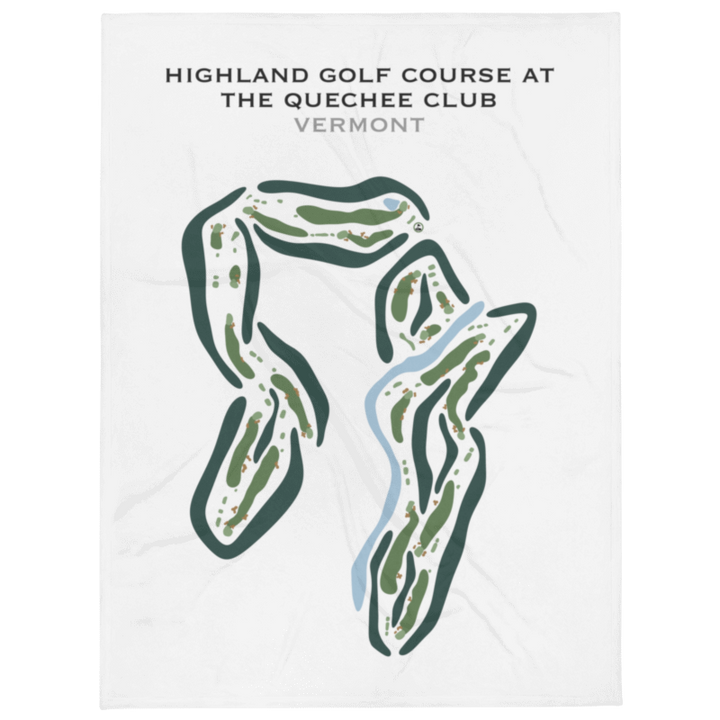 Highland Golf Course at The Quechee Club, Vermont (18 Holes) - Printed Golf Courses