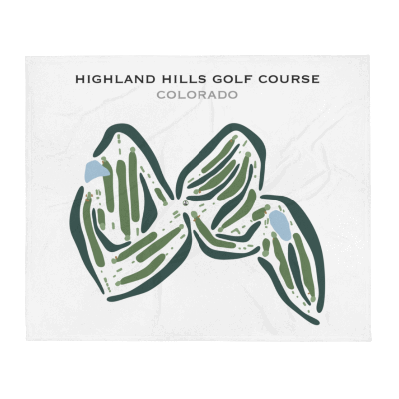 Highland Hills Golf Course, Colorado - Printed Golf Courses