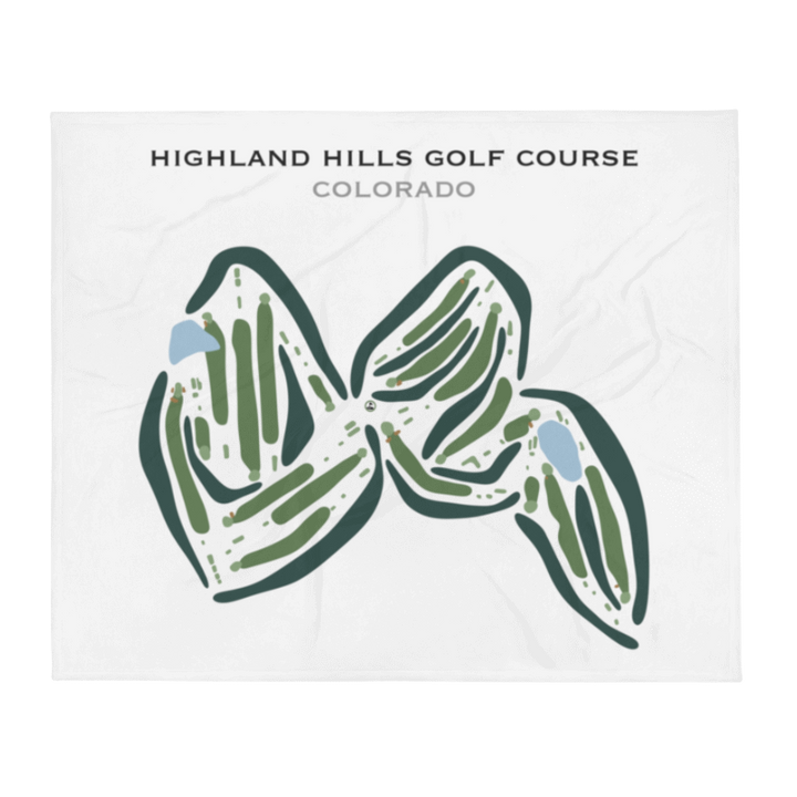 Highland Hills Golf Course, Colorado - Printed Golf Courses