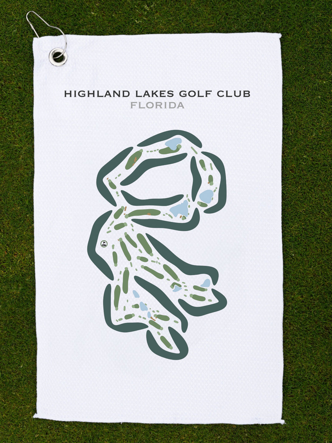 Highland Lakes Golf Club, Florida - Printed Golf Courses