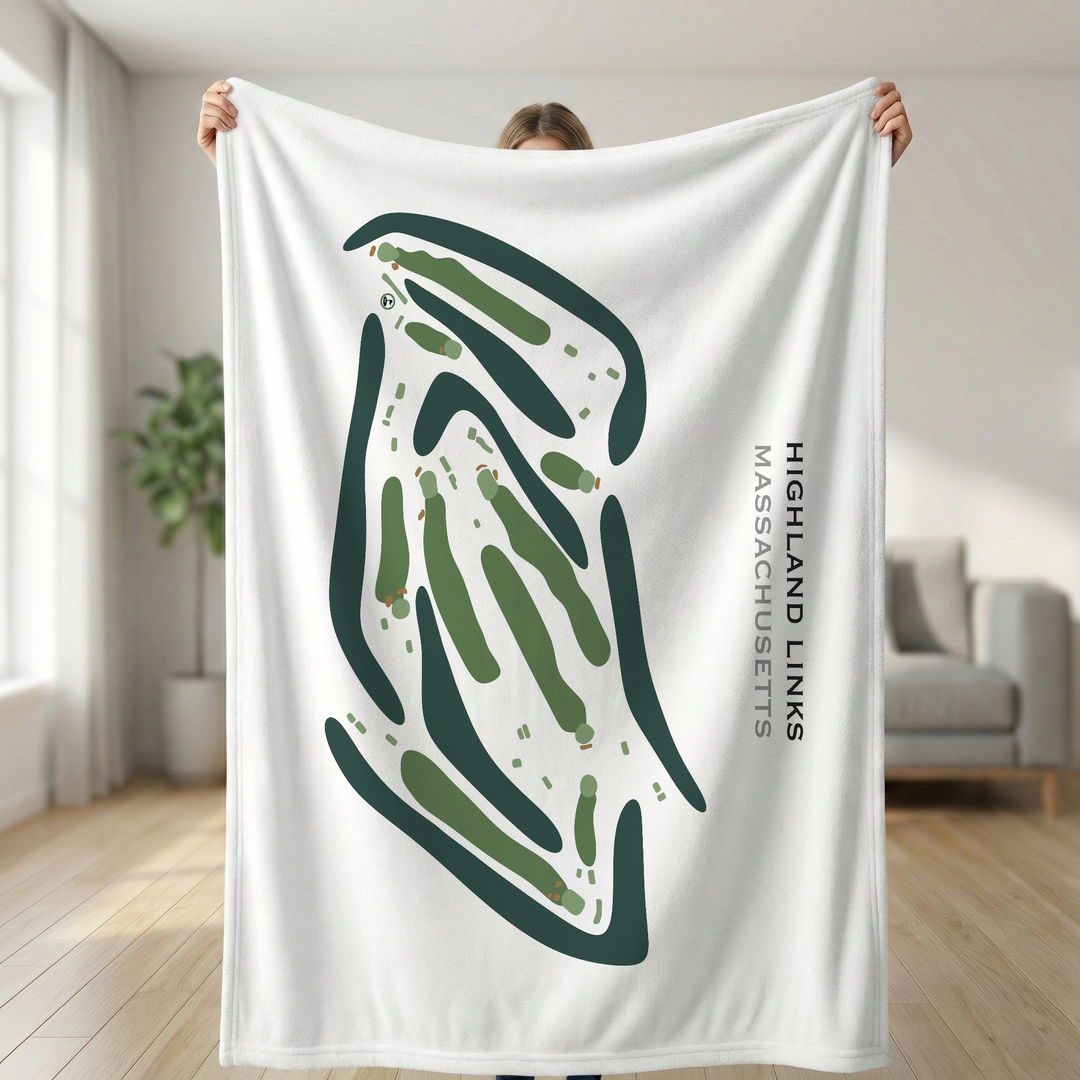 Highland Links, Massachusetts - Printed Golf Courses
