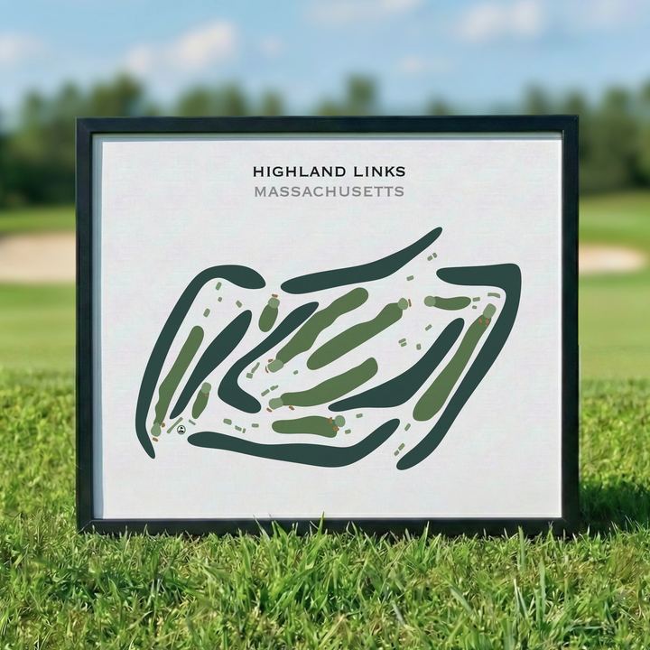 Highland Links, Massachusetts - Printed Golf Courses