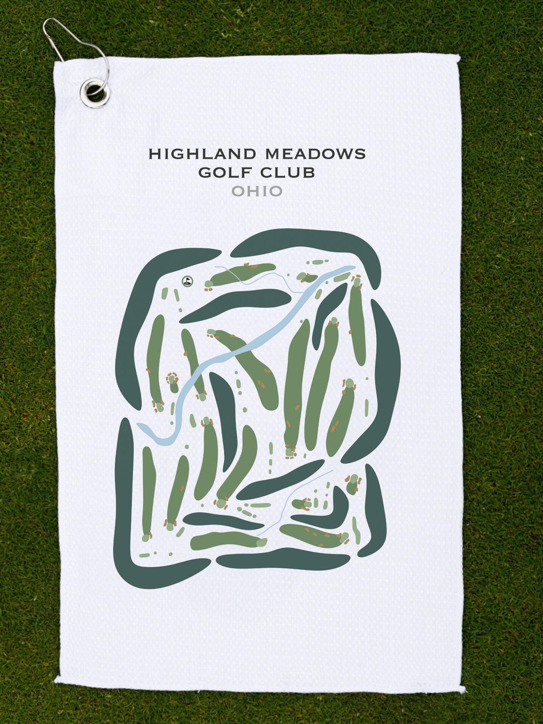 Highland Meadows Golf Club, Ohio - Printed Golf Courses