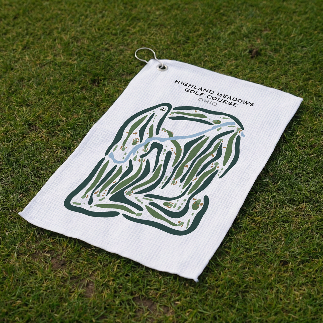 Highland Meadows Golf Course, Ohio - Printed Golf Courses