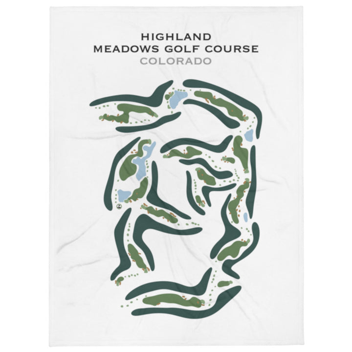 Highland Meadows Golf Course, Colorado - Printed Golf Course