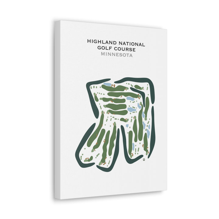 Highland National Golf Course, Minnesota - Printed Golf Courses