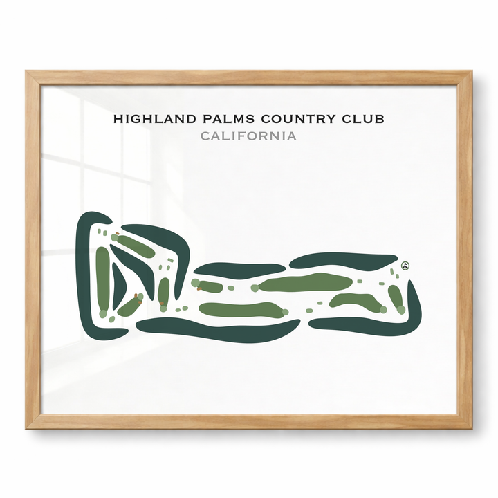 Highland Palms Country Club, California - Printed Golf Courses