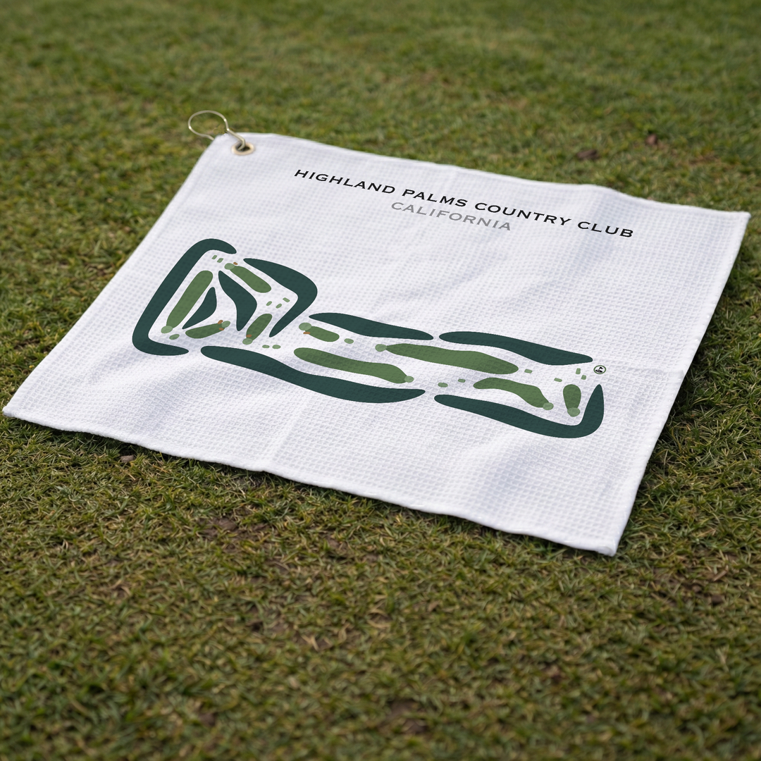 Highland Palms Country Club, California - Printed Golf Courses