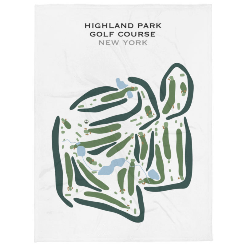 Highland Park Golf Course, New York - Printed Golf Courses