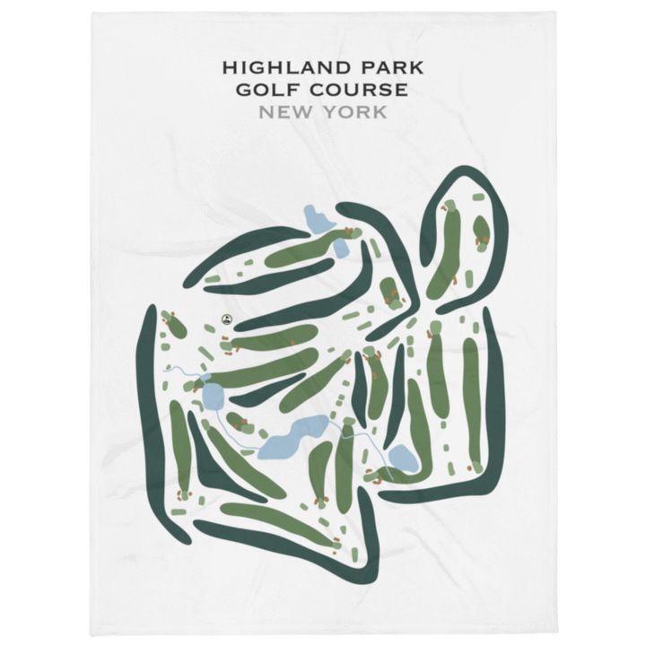 Highland Park Golf Course, New York - Printed Golf Courses