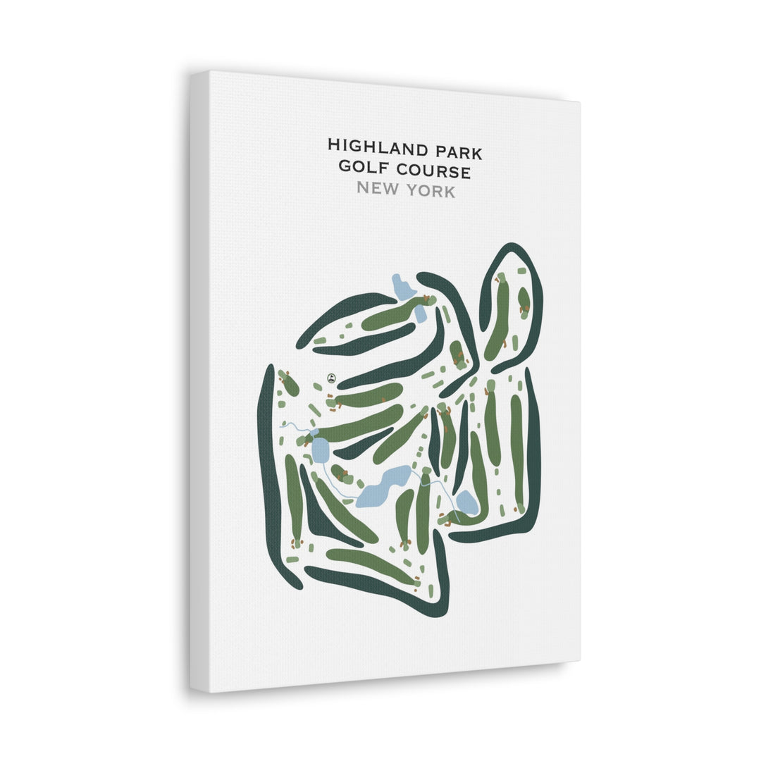 Highland Park Golf Course, New York - Printed Golf Courses