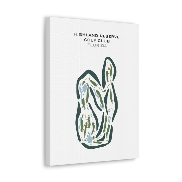 Highlands Reserve Golf Club, Florida - Printed Golf Courses