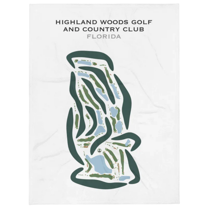 Highland Woods Golf & Country Club, Florida - Printed Golf Courses