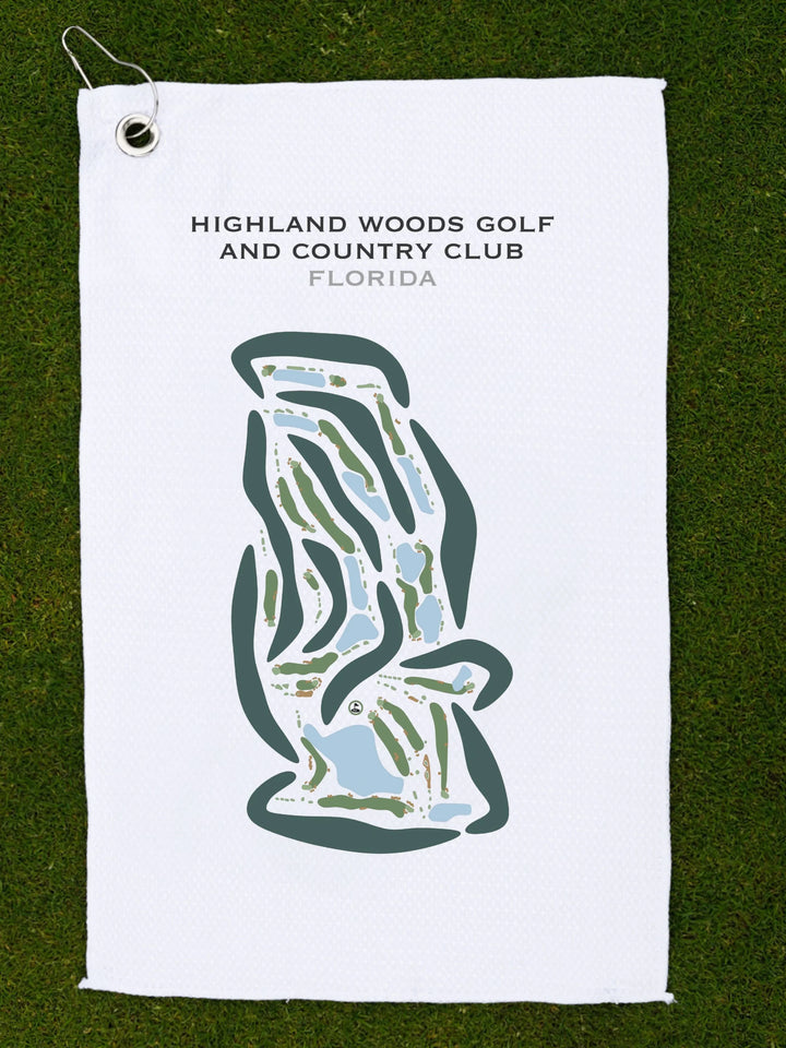 Highland Woods Golf & Country Club, Florida - Printed Golf Courses