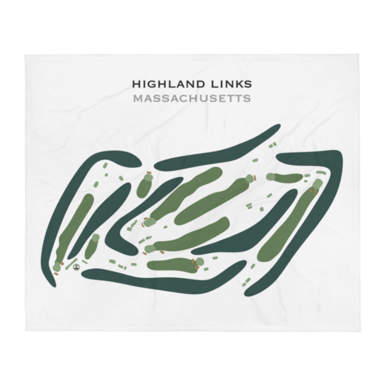 Highland Links, Massachusetts - Printed Golf Courses