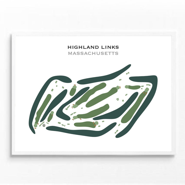 Highland Links, Massachusetts - Printed Golf Courses