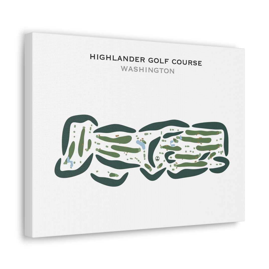 Highlander Golf Course, Washington - Printed Golf Courses