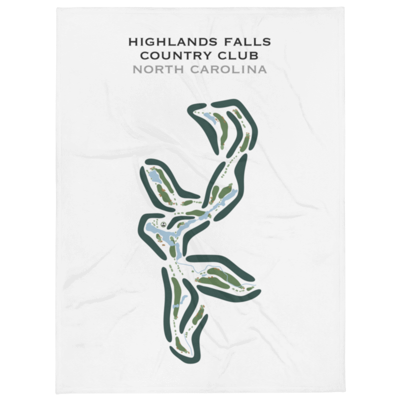 Highlands Falls Country Club, North Carolina - Printed Golf Courses