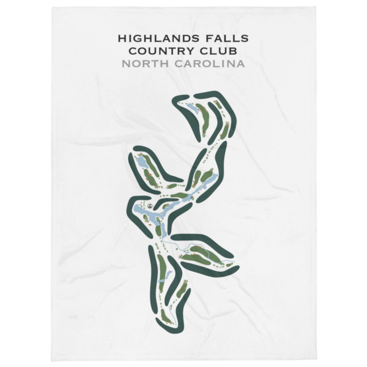 Highlands Falls Country Club, North Carolina - Printed Golf Courses