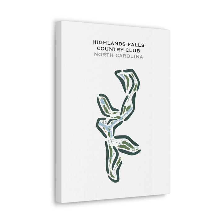 Highlands Falls Country Club, North Carolina - Printed Golf Courses