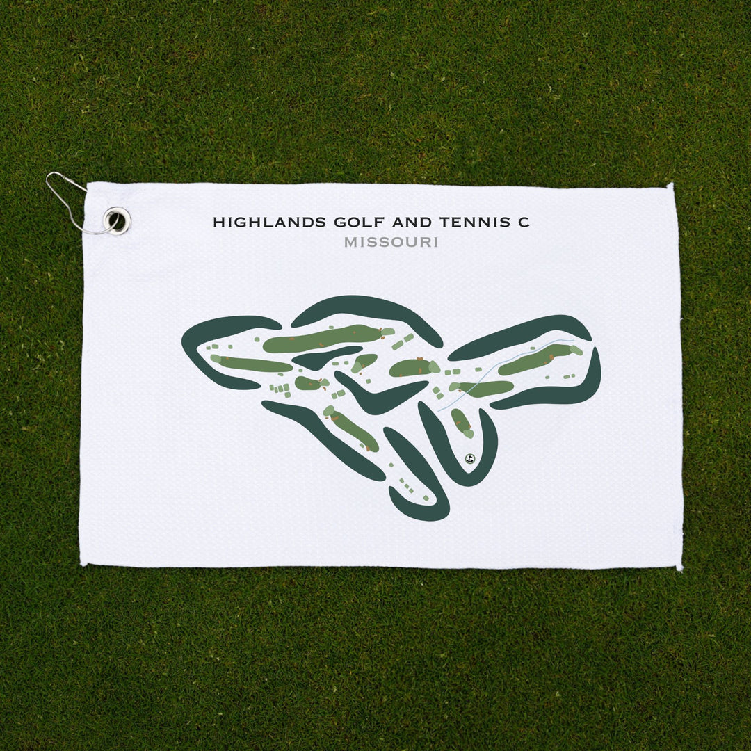 Highlands Golf & Tennis Club, Missouri - Printed Golf Courses