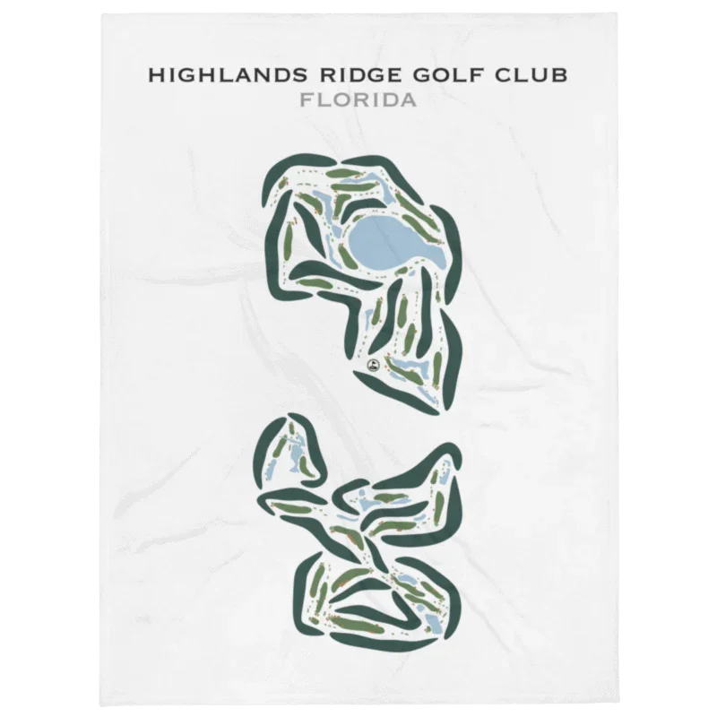 Highlands Ridge Golf Club, Florida - Printed Golf Courses