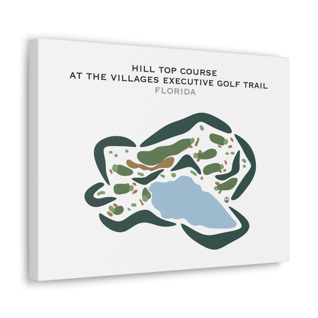 Hill Top Course at The Villages Executive Golf Trail, Florida - Printed Golf Courses