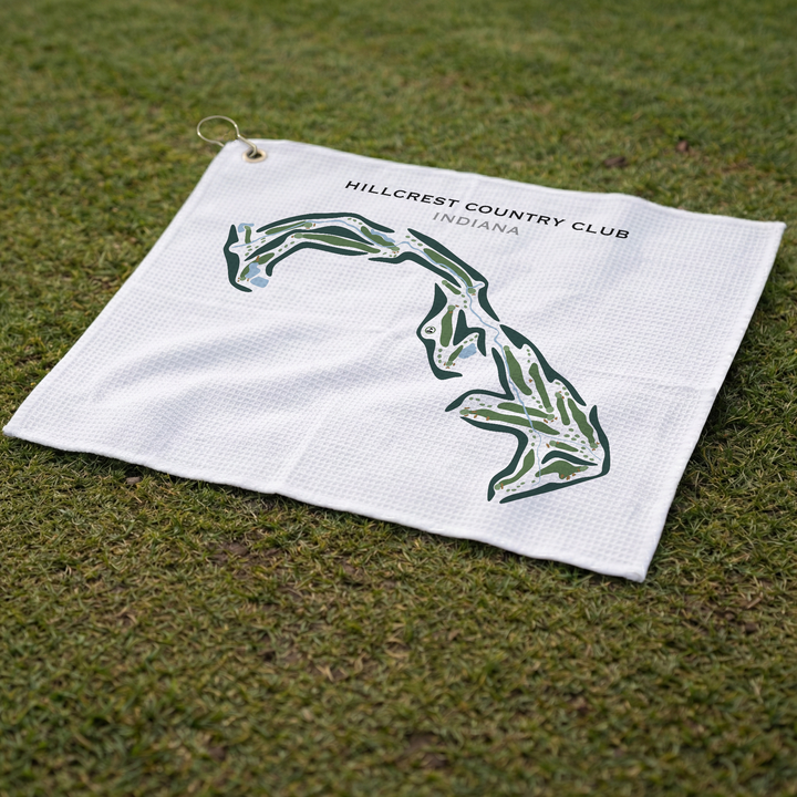 Hillcrest Country Club, Indiana - Printed Golf Courses