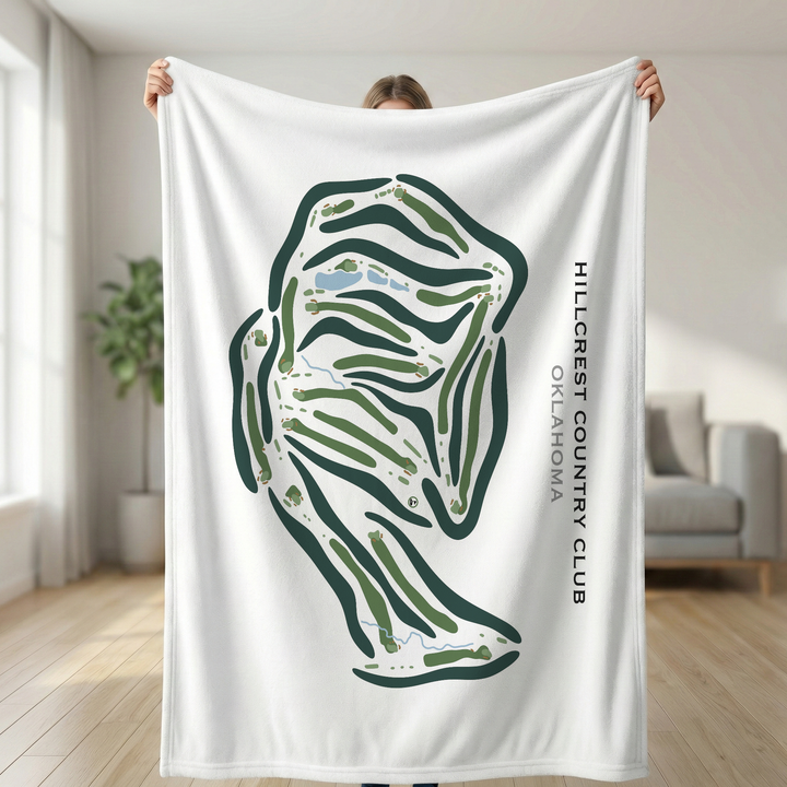 Hillcrest Country Club, Oklahoma - Printed Golf Courses