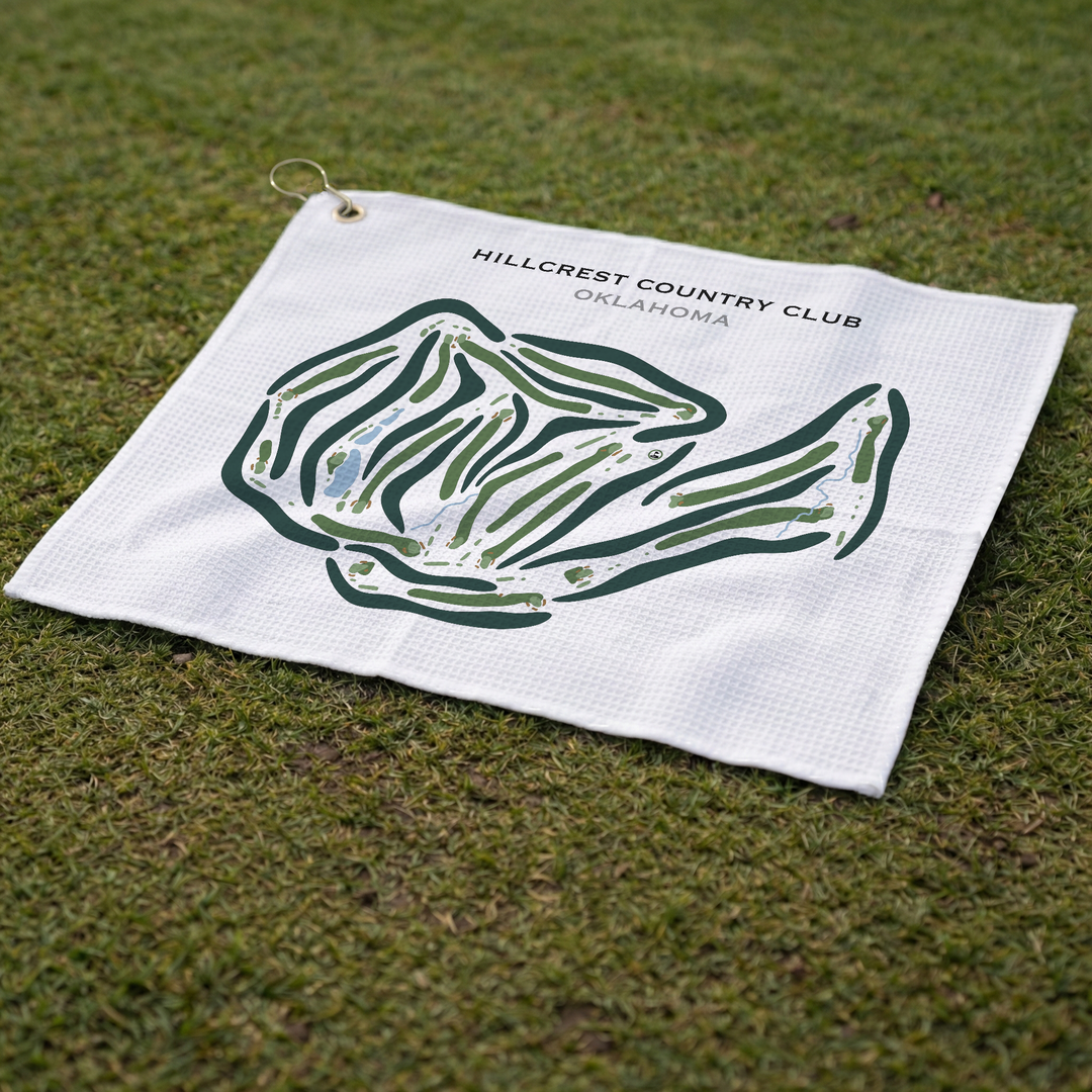 Hillcrest Country Club, Oklahoma - Printed Golf Courses