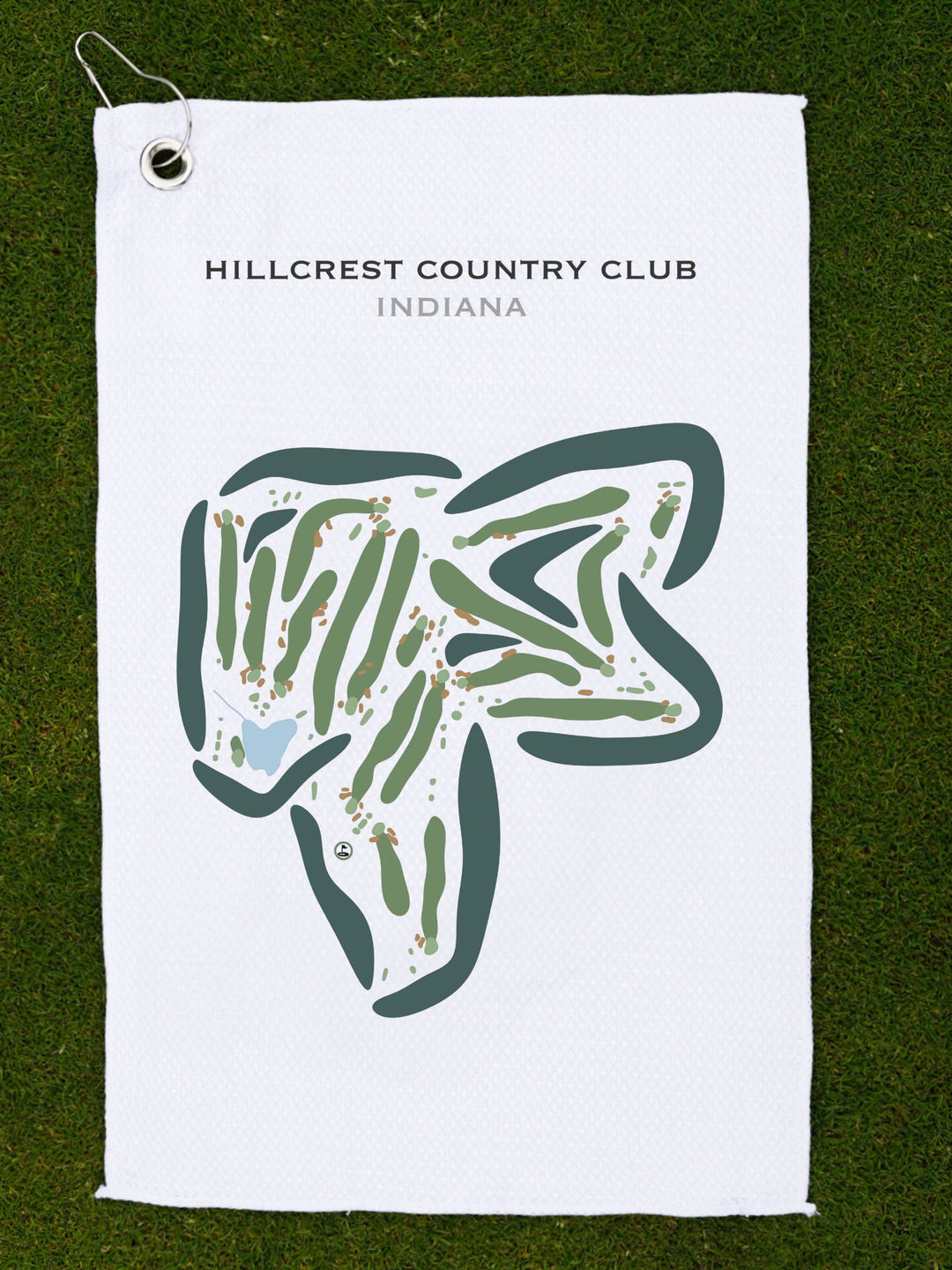 Hillcrest Country Club, Indiana - Printed Golf Courses