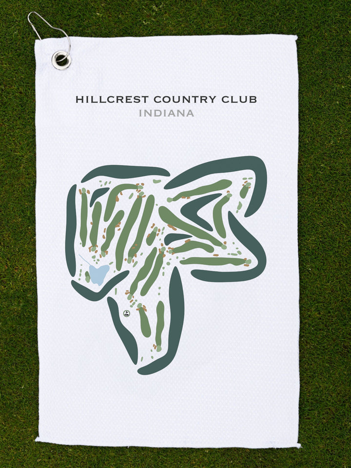 Hillcrest Country Club, Indiana - Printed Golf Courses